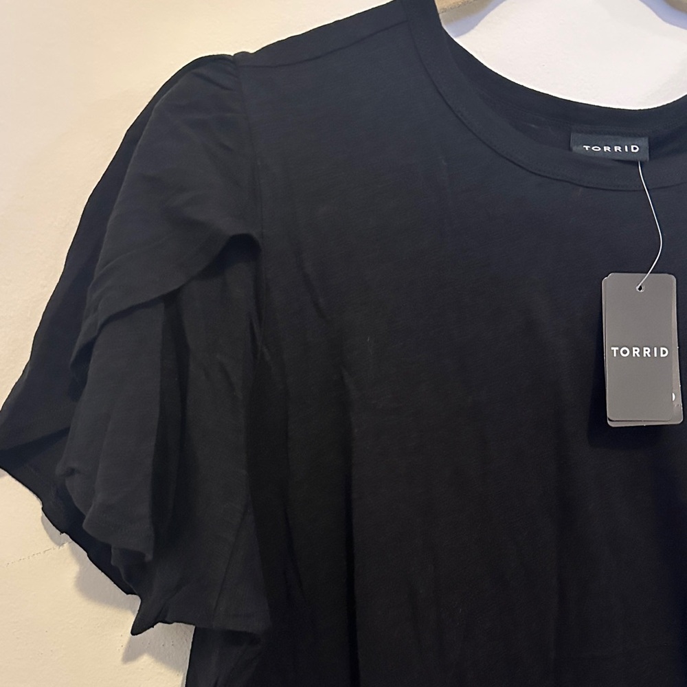 Torrid Black Short Sleeve Tee